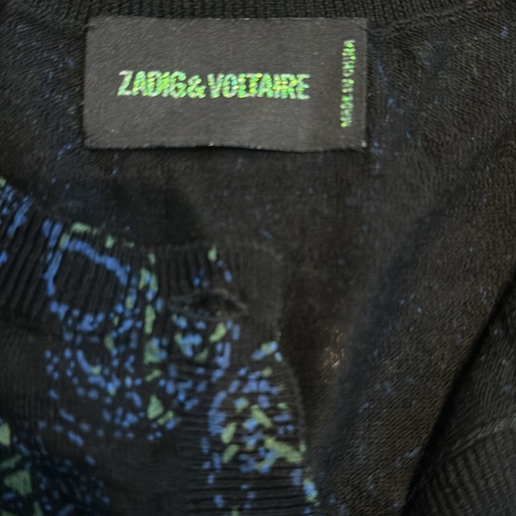 ZADIG VOLTAIRE SKULL CARDIGAN MARCO - Picture 4 of 5